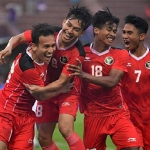 Para pemain Timnas Indonesia U-23 saat berlaga di SEA Games 2021.