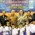 Sosialisasi aplikasi Cettar di Gedung Gema Unesa, Jalan Ketintang, Surabaya, Selasa (19/11) petang. foto: ist.