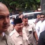  Capres 02, Prabowo Subianto mengunjungi Rutan Klas I Surabaya di Medaeng, Sidoarjo.