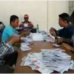 KPU Kota Pasuruan selesaikan pelipatan surat suara Pemilihan Gubernur (Pilgub) Jatim, Kamis (31/5).