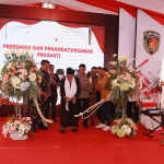Persmian gedung Restorastis Justice oleh Kapolrestabes Surabaya, Kombes Pol Akhmad Yusep Gunawan bersama Forkopimda Surabaya, Senin (13/3/2023)