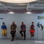 Suasana konferensi pers pembukaan gerai IKEA di Ciputra World Surabaya.