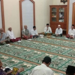 Suasana pembinaan keagamaan kepada penghuni Lapas Ngawi di Masjid At Taubah.