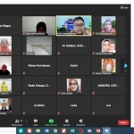 Sosialisasi yang dilakukan secara virtual SDM 15 Surabaya bersama tim Unair dengan para wali murid.