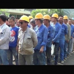 Rarusan buruh kasar asal Cina dari proyek pabrik semen di Kecamatan Pulo Ampel Kabupaten Serang diamankan Polda Banten.