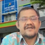 Candra Birawa, Kepala Seksi Statistik Distribusi BPS Jember saat memaparkan indeks harga konsumen (IHK) tingkat inflasi Kabupaten Jember, Jumat (1/7/2022).