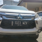 Mobil Dinas Bupati Bojonegoro yang sudah diganti pelat nomornya. 