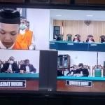 Sidang Tubagus Muhammad Joddy di Pengadilan Negeri Jombang.