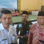 Handoro Ismanto, Kabid Nelayan Dinas Perikanan dan Kelautan Provinsi Jawa Timur didampingi H. Sholahudin. 