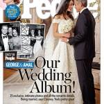 Foto pernikahan pertama George Clooney dan Amal Alamuddin jadi sampul eksklusif majalah People 