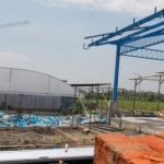 Salah satu Tempat Pengelolaan Sampah yang sedang dibangun di Kabupaten Kediri. Foto: Ist