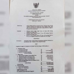 Berkas penjabaran anggaran pendapatan di Desa Pandean, Kecamatan Rembang, Kabupaten Pasuruan.