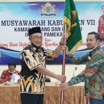 Harisandi Savari terpilih sebagai Ketua Kadin Kabupaten Pamekasan dalam Muskab di Aula Balai Rejdo, Jalan Niaga Pamekasan.