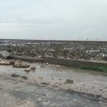 Ilustrasi kondisi perairan Kecamatan Ujungpangkah Kabupaten Gresik. foto: ist.