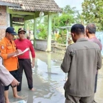 Lokasi menggalnya bayi yang meninggal akibat luapan banjir di Bojonegoro, Jumat (25/11/2022)