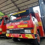 Sejumlah unit kendaraan milik Damkar Kabupaten Blitar.