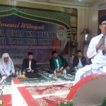 Gus Ipul saat memberikan arahan kepada peserta Konferensi Wilayah Jamqur wal Huffadz di Ponpes Nurul Qur