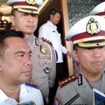 Dirlantas Polda Jatim, Kombes Budi Indra Dermawan usai Apel Gelar Pasukan Operasi Zebra Semeru 2019 di Mapolda Jatim.