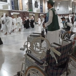 Masjidil Haram Sediakan Layanan Sewa Kursi Roda dan Skuter Bagi Jemaah Haji Lansia. Foto: Ist