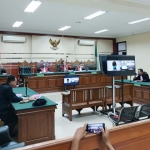 Suasana Sidang Tuntutan di Ruang Sidang Candra Pengadilan Tindak Pidana Korupsi pada Pengadilan Negeri Surabaya. foto: ist.