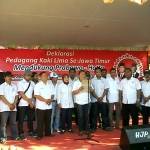 ?Deklarasi dukungan terhadap pasangan Prabowo-Hatta yang dilakukan APKLI Jatim.foto:maulana/BANGSA