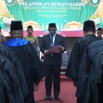 Pelantikan Dewan Hakim MTQ Jatim 2023 di Gedung Gradhika Bhakti Praja, Kota Pasuruan.