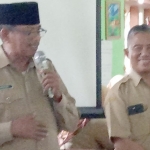 Kepala Disdik Kabupaten Pasuruan, Dr. Iswahyudi, S.Pd., M.Pd. memberikan pengarahan saat Diklat.
