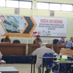Media Gathering Tahapan Pendaftaran Pasangan Calon Wali Kota dan Wakil Wali Kota Surabaya Tahun 2020. (foto: ist).