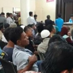 Suasana kantor Samsat Bersama Kabupaten Pamekasan.