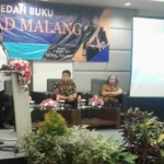 Bupati Dr H Rendra Kresna saat membuka bedah buku Babad Malang.