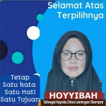 Hoyyibah, sosok perempuan yang masih dipercaya masyarakat untuk memimpin Desa Larangan Slampar, Kecamatan Tlanakan, Kabupaten Pamekasan.