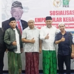 Syafiuddin usai sosialisasi empat pilar kebangsaan di Perumahan Griya Abadi Bangkalan, Ahad (15/4/2022).