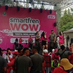 Smartfren WOW 100 % di Lapangan Rampal, Malang.