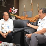 Kunjungan kerja Kepala BNN Kota Surabaya, Kombes Pol. Roni Bahtiar Arief, ke Kanwil Kemenkumham Jatim, Rabu (4/1/2023)