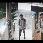 Seorang pria terekam CCTV dengan jelas saat nekat menggondol sebuah laptop milik warga di Jalan Pintu Gerbang Gg IV, Pamekasan.