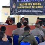Pertemuan Kapolres Tuban menggelar pertemuan bersama jurnalis.
