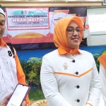 Bacaleg DPR-RI dari Fraksi PKS dapil 8, Meitri Citra Wardani usai kegiatan Konsolidasi Kemenangan, di Ballroom Hotel Yusro, Kecamatan Peterongan, Kabupaten Jombang, Minggu (9/7/2023).