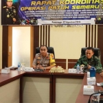 Rakor dan Lat Pra Ops Patuh Semeru 2019.