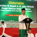 Ketua Umum PPP M Romahurmuziy saat berkunjung ke Ponpes Bahrul Ulum, Tambak Beras, Jombang. foto: ist