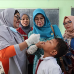 Imuniasasi polio dalam Sub PIN Polio Jawa Timur (dok. Ist)
