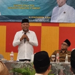 Syafiuddin saat serap aspirasi bersama kepala desa di Pamekasan dan Sumenep (BANGSAONLINE 27/7/22)