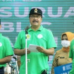 Wali Kota Pasuruan H. Saifullah Yusuf saat membuka Pasuruan Public Health Fair 2022 di Stadion Untung Suropati.