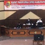 Rapat Paripurna DPRD Jember, Kamis (9/9/2021). (foto: ist)