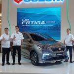 Suasana saat Launching All New Ertiga Hybrid di Pakuwon Mall, Surabaya.
