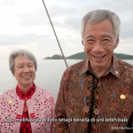 Diajak Presiden Jokowi Naik Kapal Pinisi, PM Singapura Terkesima Lihat Pemandangan Labuan Bajo. Foto: Ist