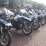 Suasana Apel Operasi Zebra Semeru 2022 di Mapolres Pasuruan.
