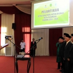 Wali Kota Pasuruan, Saifullah Yusuf, saat melantik 5 pimpinan Baznas.