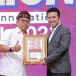 Wakil Gubernur Jawa Timur, Emil Elestianto Dardak, saat menjadi narasumber dalam Bali Digital Innovation atau Baligivation Festival 2023.
