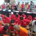 Kapolrestabes Surabaya, Kombes Pol Akhmad Yusep Gunawan saat gelar jumpa pers hasil ungkap 58 kasus dengan 47 tersangka.