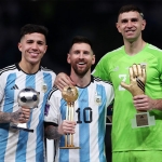Pemain Argentina mendominasi penghargaan individu pada gelaran Piala Dunia 2022. 